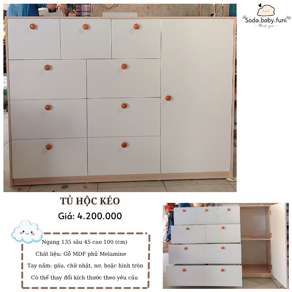 GIÁ MỚI - TỦ HỘC KÉO (2)