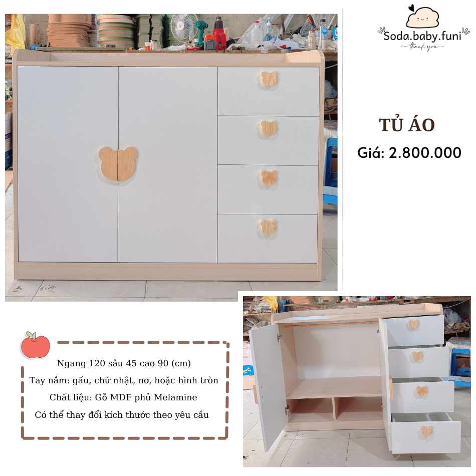 GIÁ MỚI - TỦ HỘC KÉO